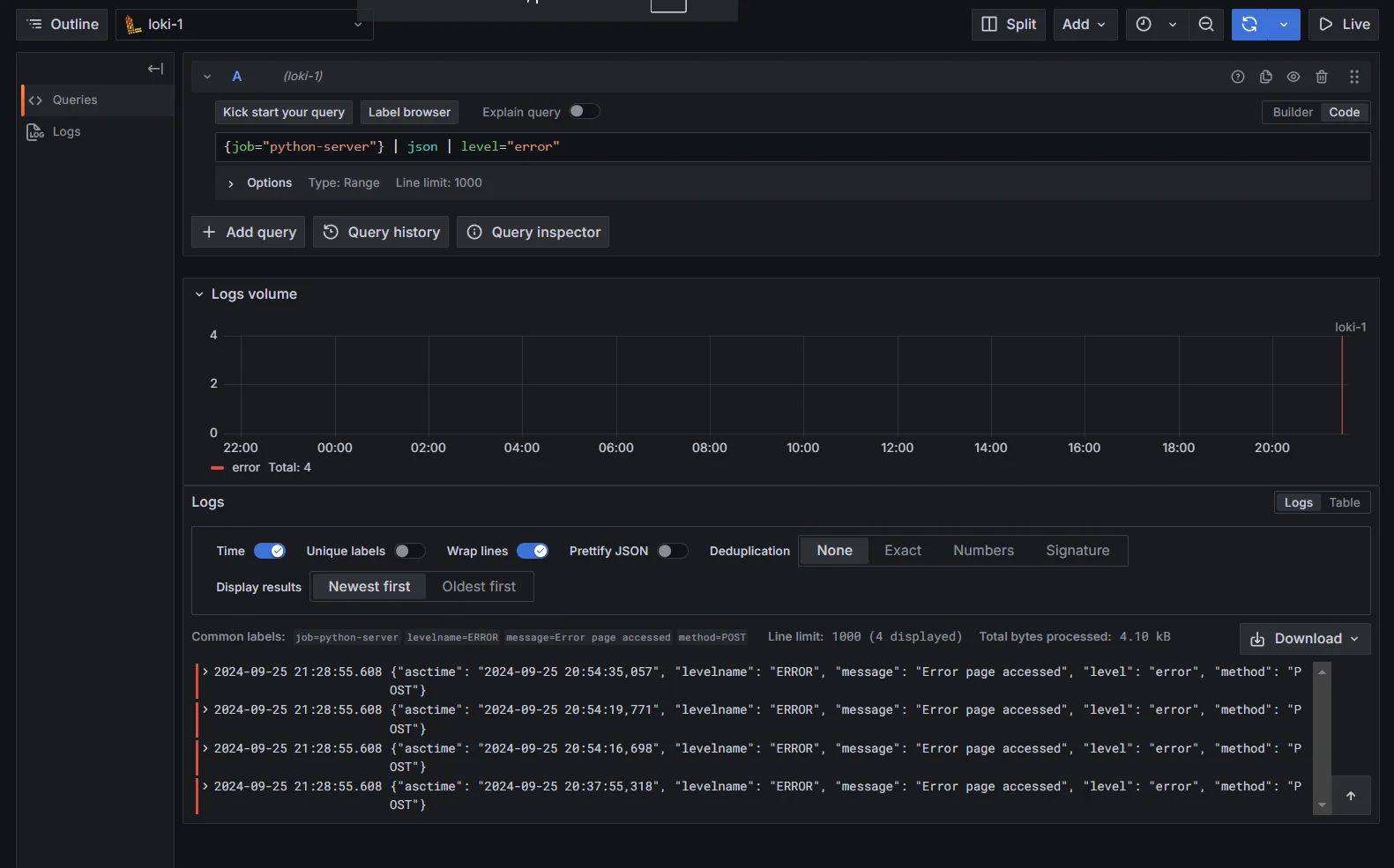 Extract Specific Fields using LogQL